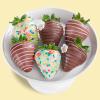 ACD1021, Sweet Bloom Chocolate Covered Strawberries - 6 Berries